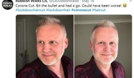 外国理发与吃瓜